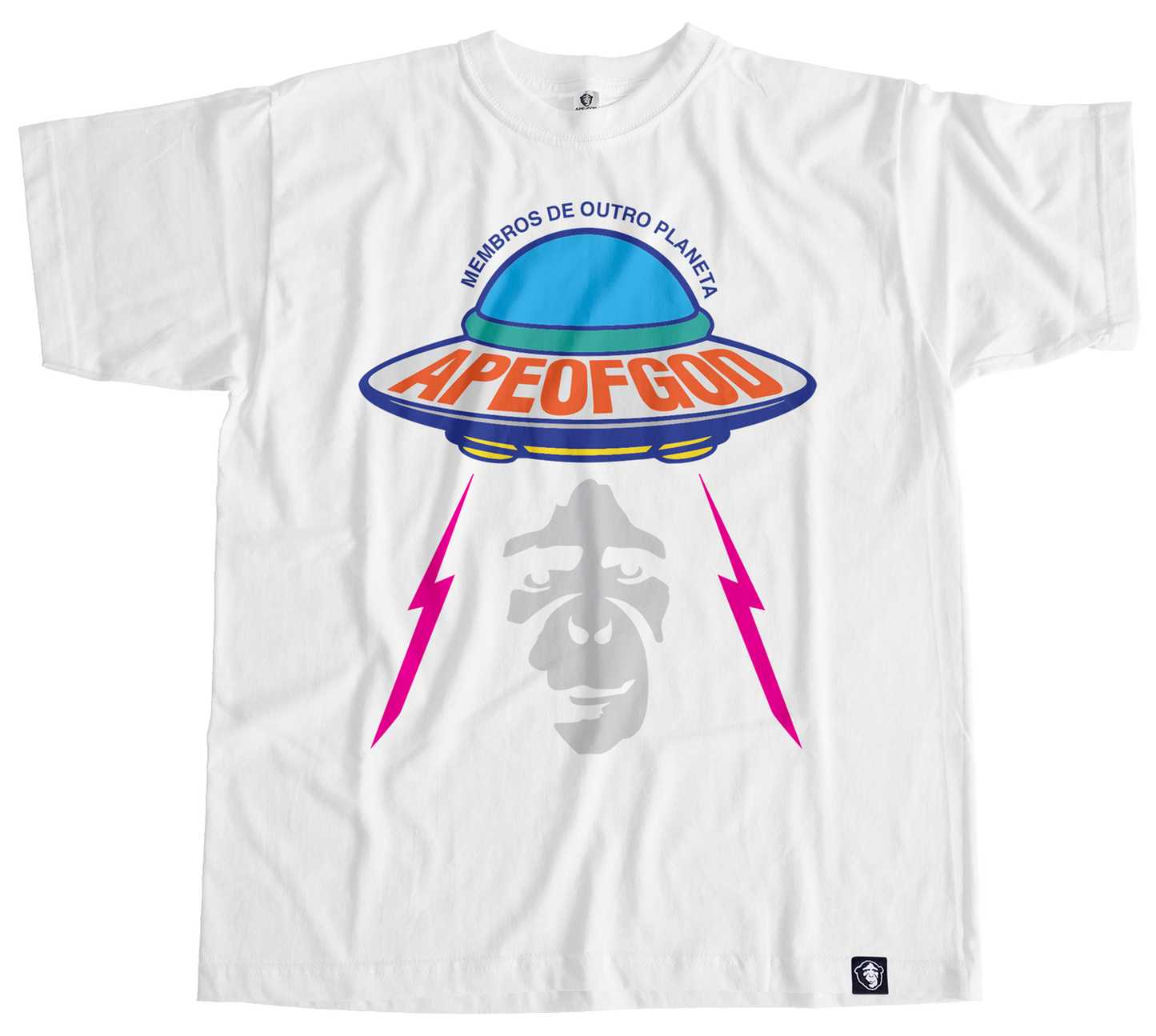 Camiseta Manga Curta MEMBROS DE OUTRO PLANETA